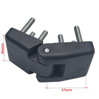 Dobradiça Média Nylon para Uso Especial em Capotas de Fibra