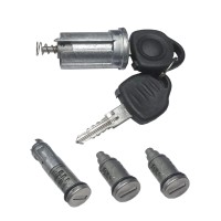 Jogo Cilindro com Chave de Ignição / Portas e Porta Malas