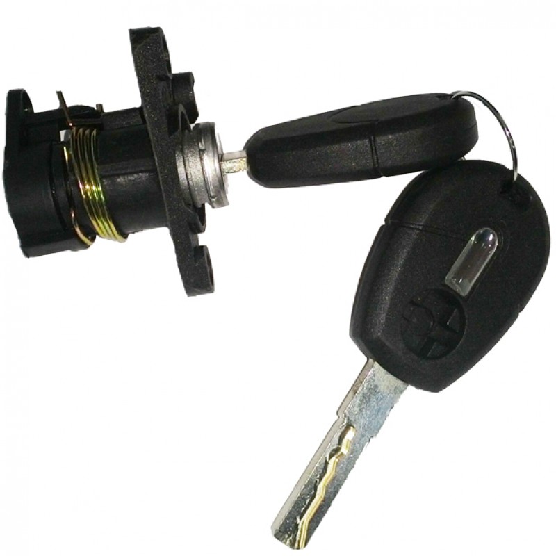 Dispositivo do Porta Malas com Chave Snake preta e alojamento para transponder